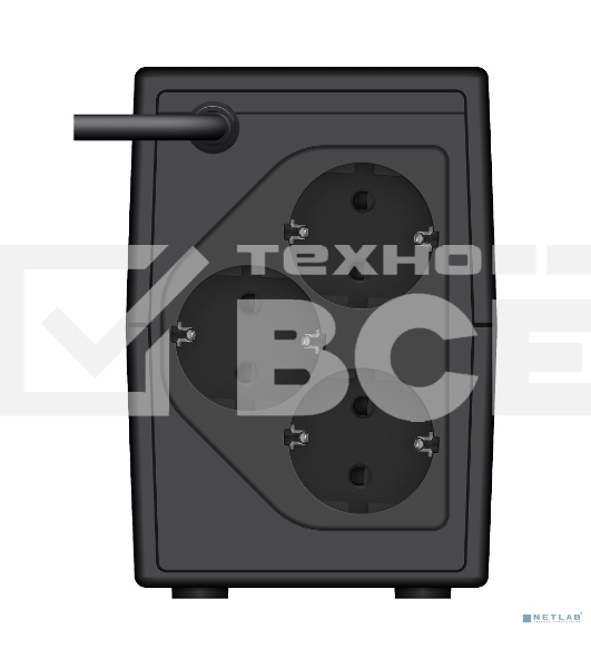 Источник бесперебойного питания Ippon Back Basic 1050S Euro 600Вт 1050ВА черный