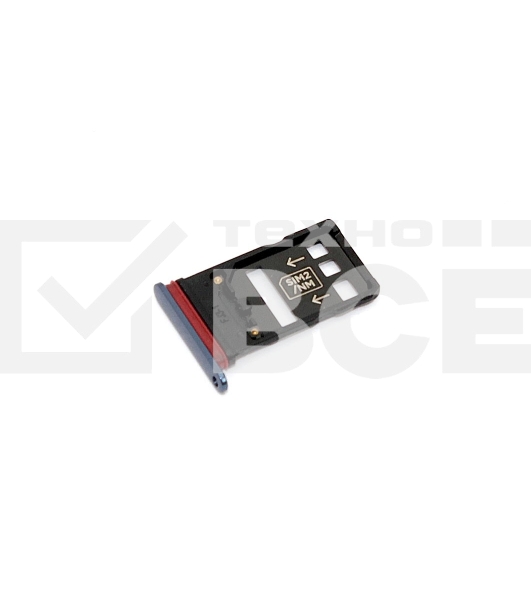 Лоток для SIM-карты Huawei Mate 20x синий