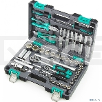 Набор инструментов STELS 141081/2'' 1/4'' CrV пластиковый кейс  69 предм., фото2