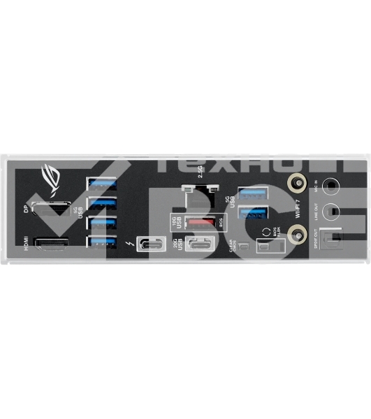 Материнская плата ASUS ROG STRIX B860-F GAMING WIFI, LGA 1851, Intel B860, 4xDDR5, 4xSATA, 4xM.2, 1xPCIe 5.0 x16, 1xPCIe 4.0 x16, 1xDP, 1xHDMI, 1x 2.5Gb LAN, 1xUSB 20Gbps, 1xUSB 10Gbps, 6xUSB-A 5Gbps, 2xUSB 2.0, 3x3.5 мм, 7.1, ATX