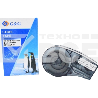 Картридж ленточный G&G GG-M210-750595WT черный на белом 19.1x6.4 для Brady M210/M211/M210-LAB