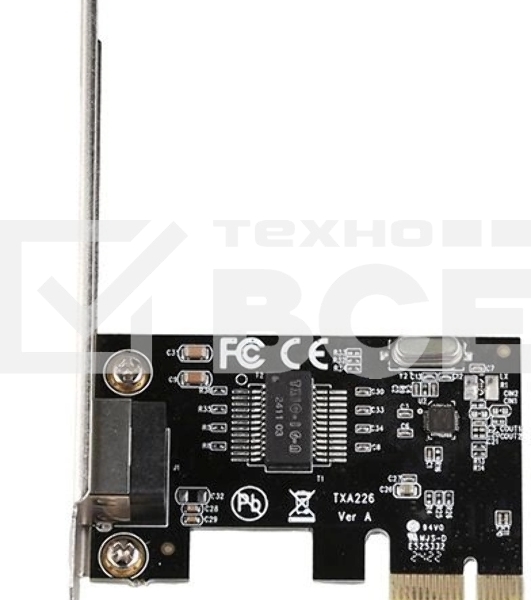 Сетевой адаптер ORIGO ON200/A1A PCI-E, 1x1000Base-T (низкопрофильная и стандартная планки в комплекте)