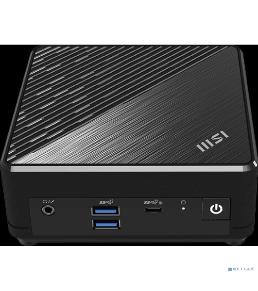 Мини ПК MSI Cubi N ADL S-280XRU N200 (1) 8Gb SSD256Gb UHDG без ОС 2xGbitEth WiFi BT 65W черный (9S6-B0A921-280)