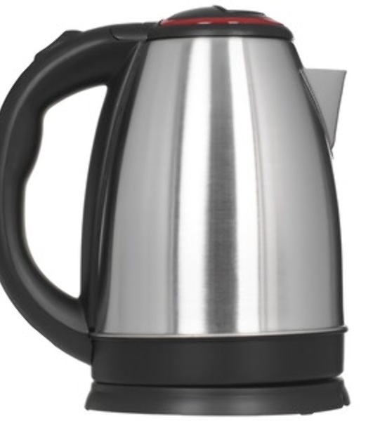 Электрочайник Blackton Bt KT1810S сталь-красный, 1.8 л, 1850 Вт, скрытый нагревательный элемент
