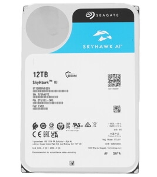 Жесткий диск Seagate SkyHawk AI ST12000VE003 12TB, 3.5', 7200RPM, SATA, 512MB
