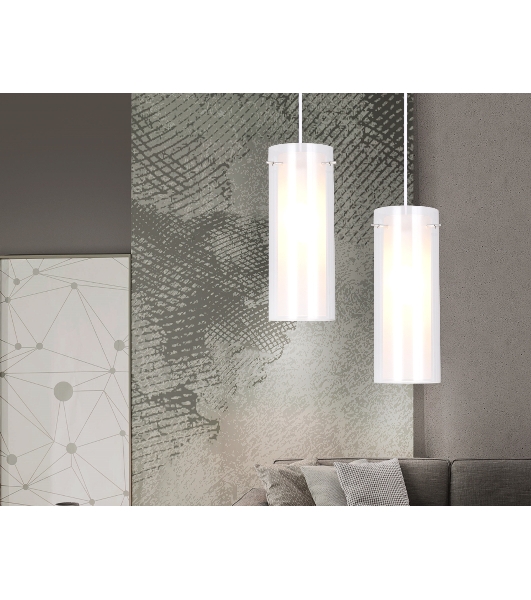 Светильник Ambrella light TR3672 CH/CL/FR хром/прозрачный/белый матовый E14 max 40W D110*1000