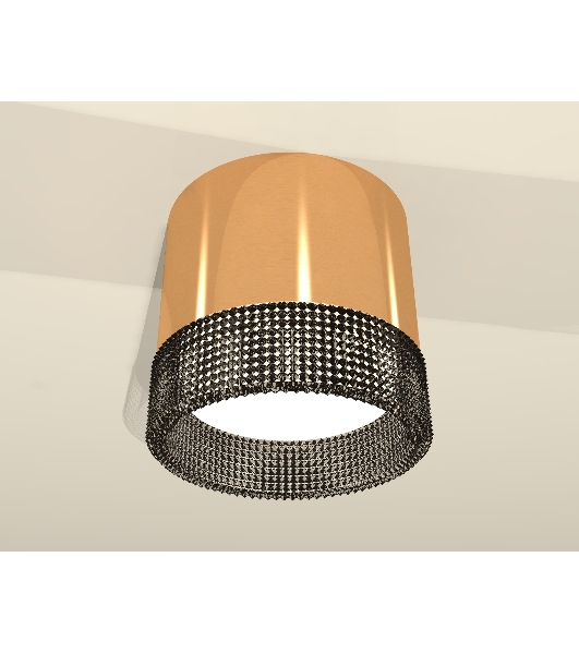 Светильник Ambrella Light XS8121021 PYG/BK золото желтое полированное/тонированный GX53 (C8121, N8484)