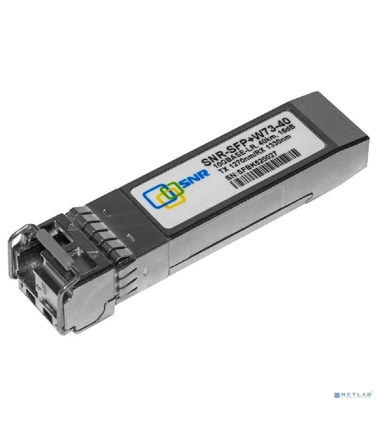 Модуль SNR SFP+ WDM, дальность до 40км (16dB), 1270нм