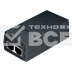 Сетевое оборудование UBIQUITI POE-24-12W(EU) блок питания с PoE, 220 VAC -> 12VDC, 0,5A - для абонентов, фото 1