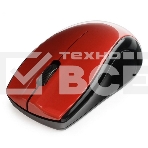 Мышь беспроводная Gembird MUSW-320-R красный, 1000 dpi, радиоканал, USB, кнопки - 3, фото 1