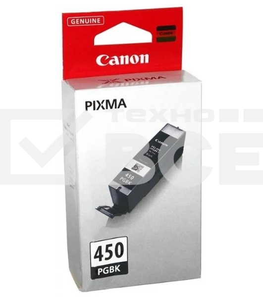 Картридж струйный Canon PGI-450PGBK (6499B001) пигментный черный (15 мл. 300 стр.) для PIXMA iP7240/MG6340/MG5440