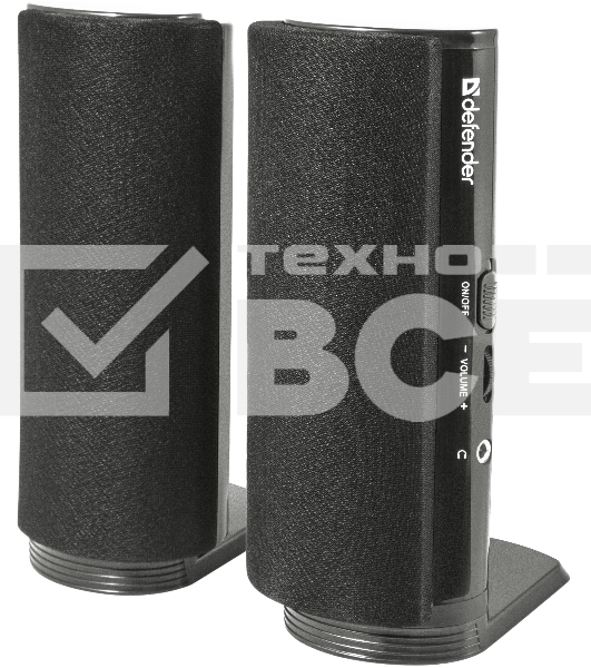 Акустическая система Defender SPK-210 2.0, 2x2W, разъем для наушников 65210