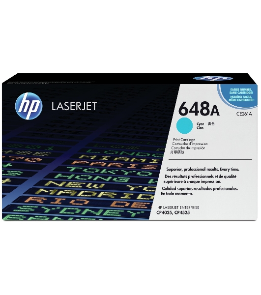 Картридж лазерный HP CE261A голубой для CLJ CP4025/CP4525 11000стр.