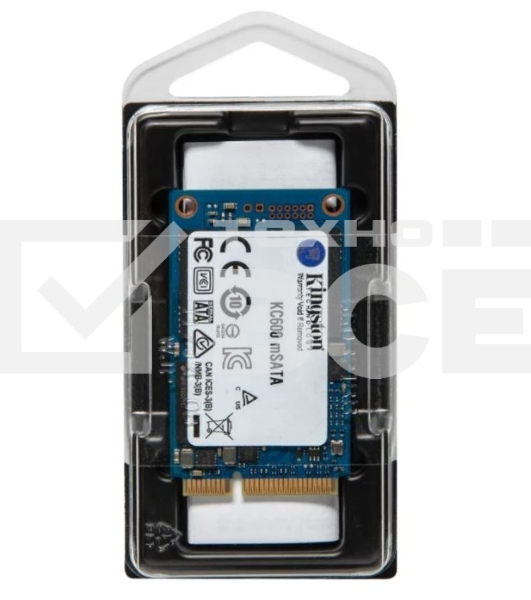 Накопитель SSD Kingston KC600, 256GB, mSATA, R/W 550/500