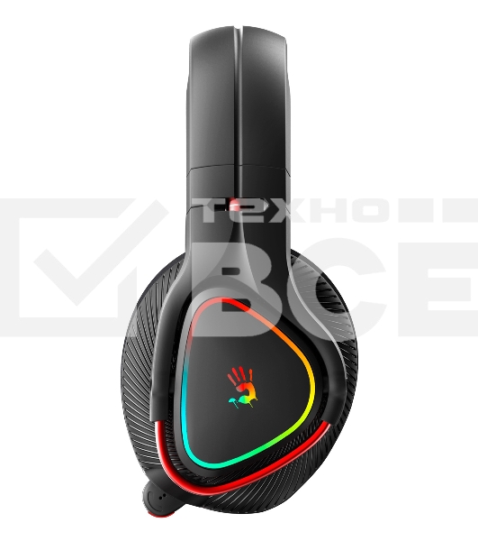 Наушники с микрофоном A4Tech Bloody MR710 черный BT оголовье (MR710 BLACK)