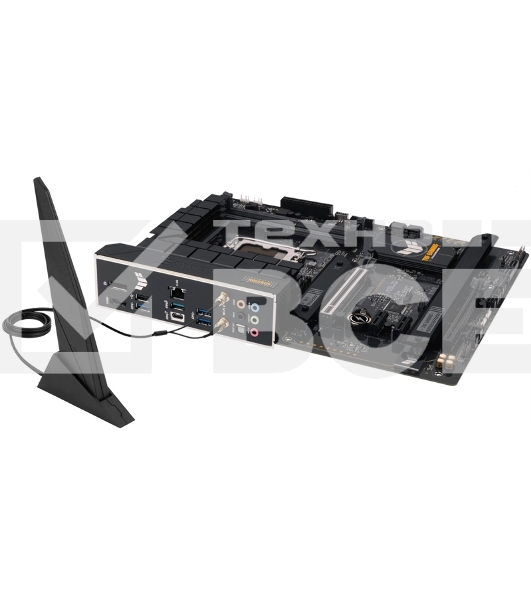 Материнская плата ASUS TUF GAMING B760-PLUS WIFI D4, LGA 1700, Intel B760, 4xDDR4, 4xSATA, 3xM.2, 1xPCI-E 5.0 x16, 1xPCI-E 3.0 x4, 1xUSB-A 3.2 Gen 2, 3xUSB-A 3.2 Gen 1, 1xUSB-C 3.2 Gen 2x2, 1x2.5Gb LAN, 5x3.5 мм, 7.1, Wi-Fi 6, Bluetooth 5.2, Standard-ATX