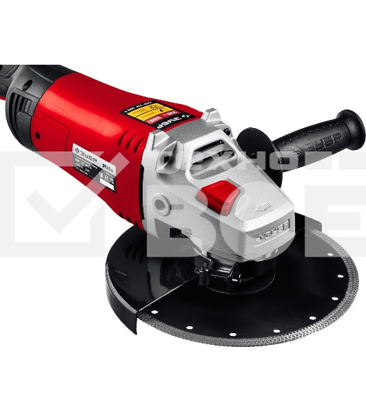 Угловая шлифовальная машина Зубр 230 мм, 2600 Вт.