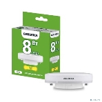 Лампа cветодиодная LED T80 IEK LL-T80-08-230-30-GX53-G таблетка 8Вт 230В 3000К GX53 GENERICA, фото 1