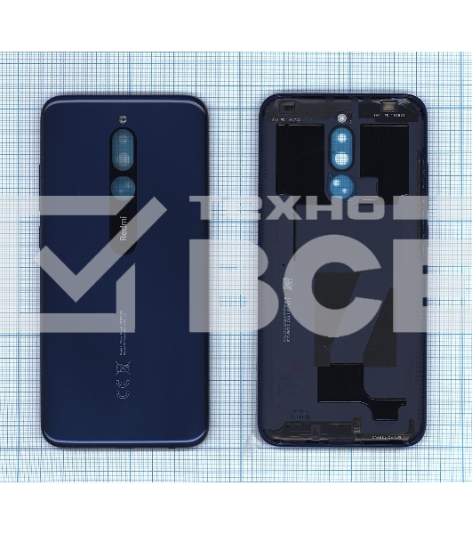 Задняя крышка для Xiaomi Redmi 8 синяя