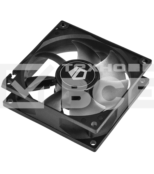 Вентилятор для корпуса ID-Cooling NO-8025-SD черный, 80 мм, 2000 об/мин, 21 дБ, 3 pin