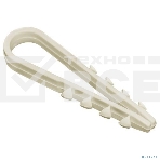 Дюбель-хомут ДХ 19-25 нейлон бел. (уп.100шт) Fortisflex 57551, фото2