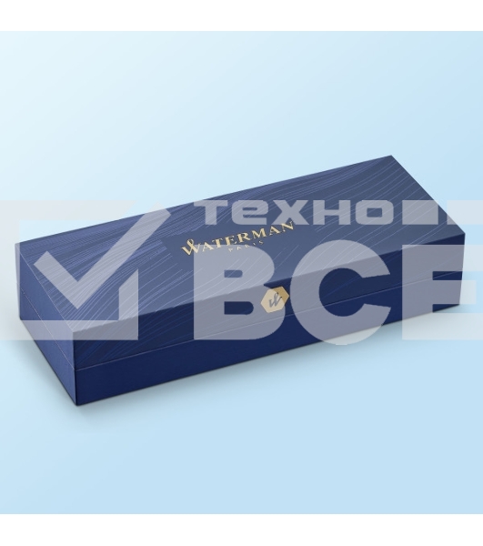 Ручка шариковая Waterman Hemisphere (CWS0920470) Steel CT M син. черн. подар.кор.