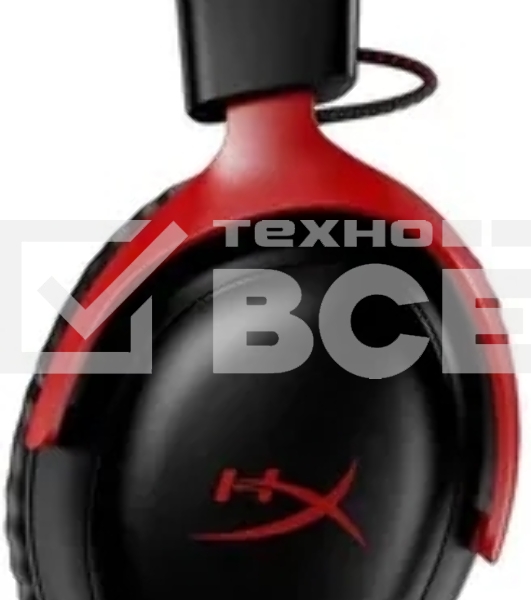 Наушники с микрофоном HyperX Cloud III черный/красный 1.2м мониторные оголовье (727A9AA)