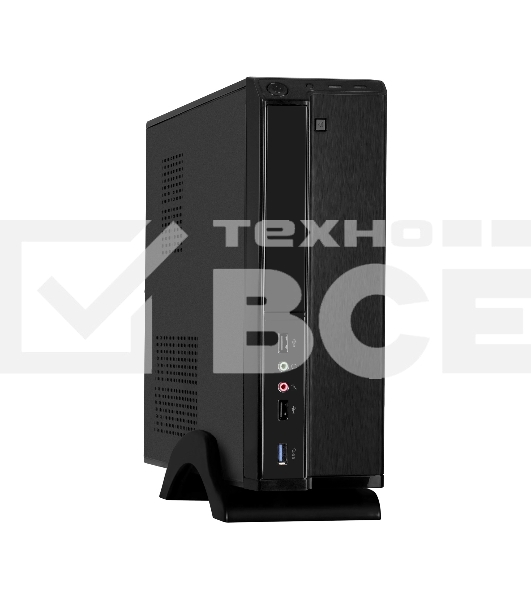 Компьютерный корпус Desktop ExeGate MI-207U-450W-8 EX288783RUS(miniITX/mATX, БП M450 с вент. 8см, 1*USB+1*USB3.0, аудио, черный)