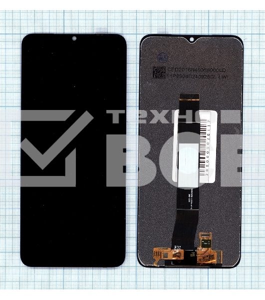 Дисплей для Umidigi G5 Mecha в сборе с тачскрином черный