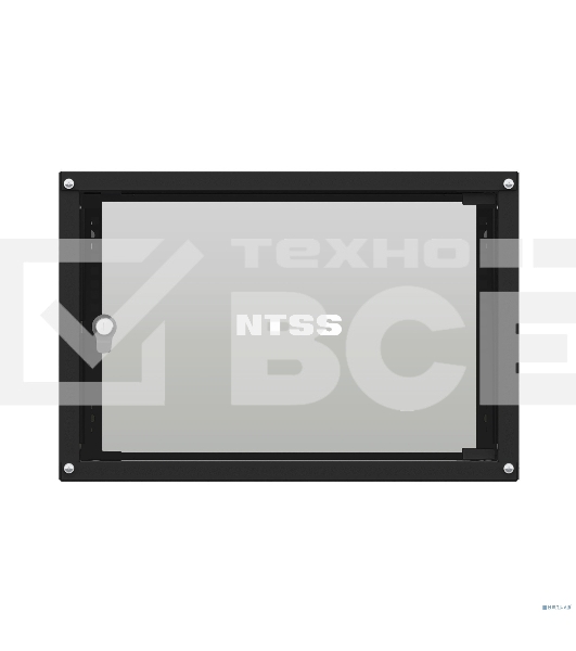 Шкаф коммутационный NTSS Lime (NTSS-WL6U5535GS-BL) настенный 6U 550x350 мм пер. дв. стекл несъемн. бок. пан. 30 кг черный 270 мм 8.4 кг 110 град. 370 мм IP20 сталь
