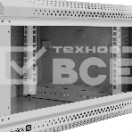 Шкаф телекоммуникационный 19' настенный 4U ExeGate EC-WM-4U.450.M.GREY (19”, 4U, 600x450x280mm (ШхГхВ), передняя дверь металл, съемные боковые панели, пыле- и влагозащита IP23, светло-серый RAL 7035), фото5