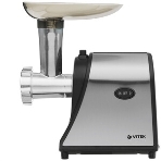 Мясорубка электрическая Vitek VT-3636 серебристый, 1700 Вт, 1.7 кг/мин, реверс, насадки - 4, фото16