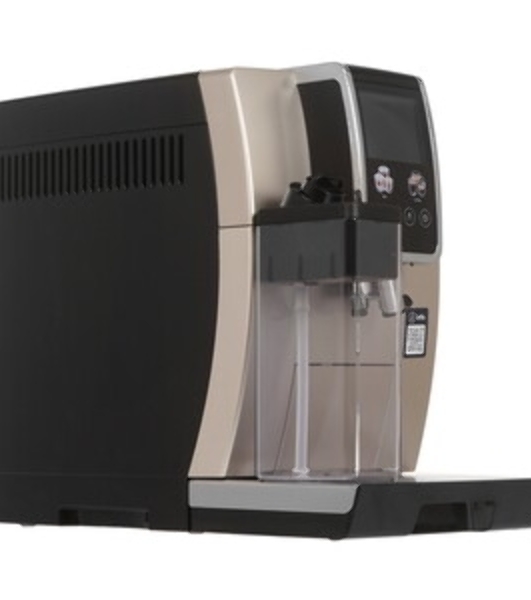 Кофемашина автоматическая DeLonghi Dinamica Plus ECAM380.85.SB серебристый/черный, исп. кофе - зерновой/молотый, 1.8 л, 1450 Вт, 15 Бар.