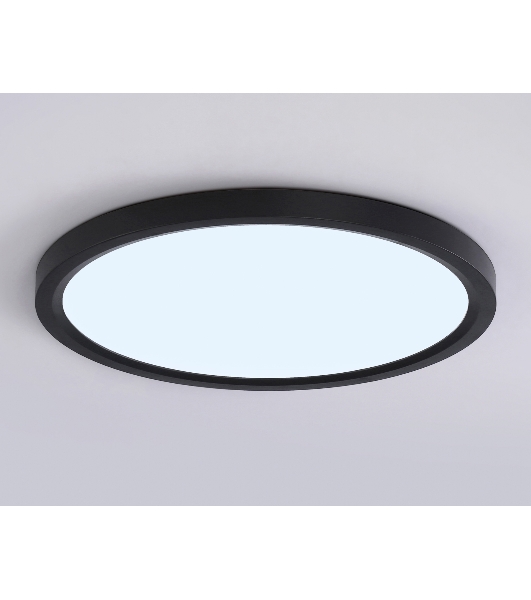Светильник светодиодный ультратонкий Ambrella light FZ1908 BK черный IP54 35W 3000K-6500K CCT-переключатель D450*25 (Без ПДУ)