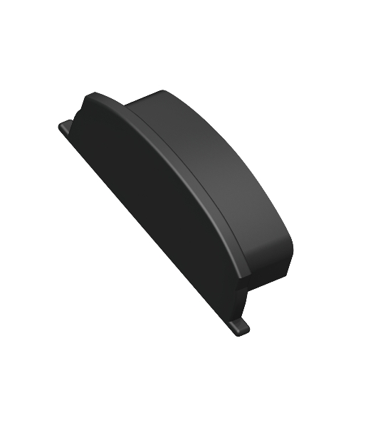 Заглушка для профиля GP8210 BK черный 18*4