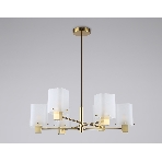 Люстра Ambrella light LH57031/6 BS/SM латунь/дымчатый E14/6 max 40W D690*690, фото4