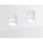 Накладной светодиодный точечный светильник TN240 WH/S белый/песок LED 4200K 12W D80*100, фото4