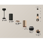 Светильник Ambrella XP1102040 SBK/PPG черный песок/золото розовое полированное MR16 GU5.3 LED 3W 4200K, фото2