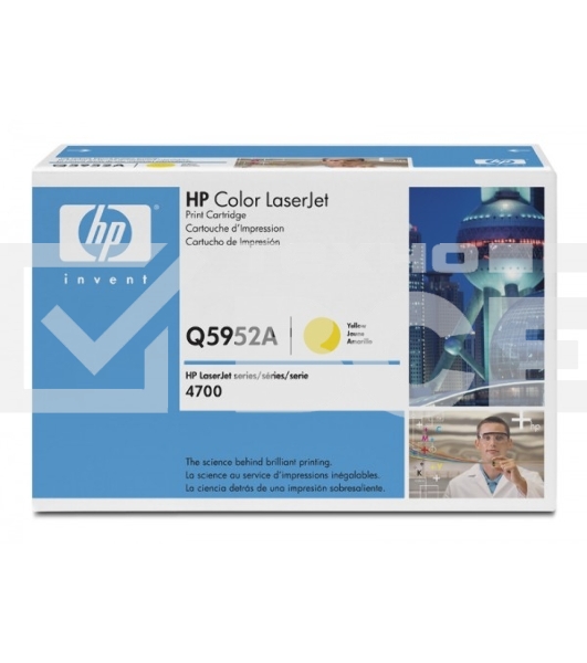 Картридж лазерный HP Q5952A желтый Color LaserJet 4700 (10000стр.)