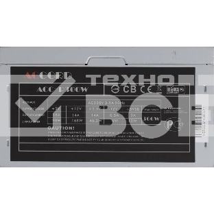 Блок питания Accord  AACC-P300W, 300Вт, 80мм, серый
