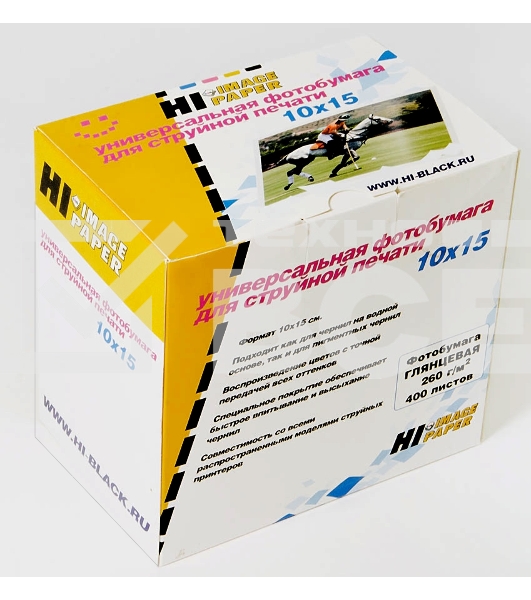 Фотобумага глянцевая односторонняя (Hi-image paper) 10x15, 260 г/м, 400 л.