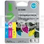 Картридж струйный Cactus CS-CC643 №121 многоцветный (9 мл.) для HP DJ D1663/D2563/D2663/D5563/F2423/F2483/F2493/F4213/F4275/F4283/F4583/PS C4683/C4783, фото 1