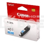 Картридж струйный CLI-451C (6524B001) для Canon PIXMA iP7240/MG6340/MG5440, Голубой, 332стр., фото8
