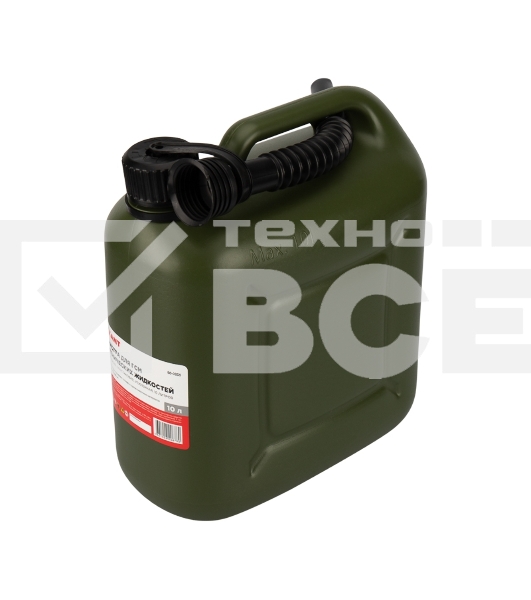 Канистра Rexant для ГСМ и технических жидкостей, вертикальная 10 л, пластиковая, усиленная