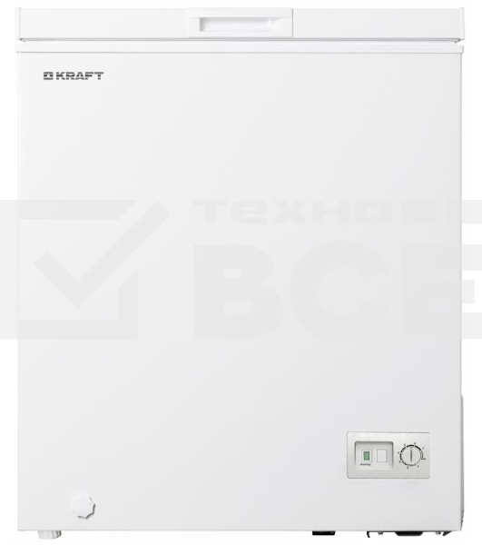 Морозильный ларь Kraft BD(W)-185QX, белый, 160л