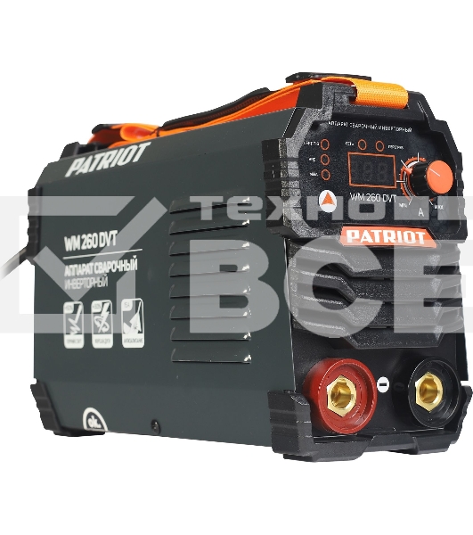 Сварочный аппарат Patriot WM260DVT инвертор MMA/TL/vrd 12.5кВт