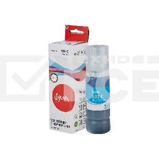 Контейнер с чернилами Sakura C13T03V24A (101 C) для Epson, водорастворимый тип, голубой, 6000 к., 70 мл.