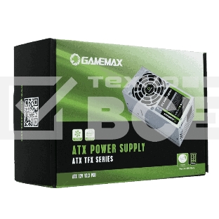 Блок питания Gamemax GT-300G 300W TFX PSU, 80 PLUS gold, 3xSATA,1x4pin, 1x8pin (12V), 1xPCie 6+2pin