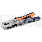 Инструмент обжимной для RJ-45 Hyperline HT-L2182R, профессиональный, фото 1