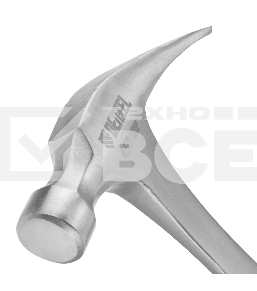 Молоток-гвоздодер Denzel 10423 450 г, цельнометаллический, двухкомпонентная рукоятка